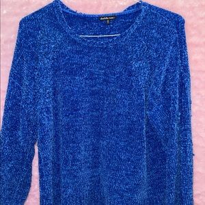Vibrant blue sweater from Charlotte Rouse